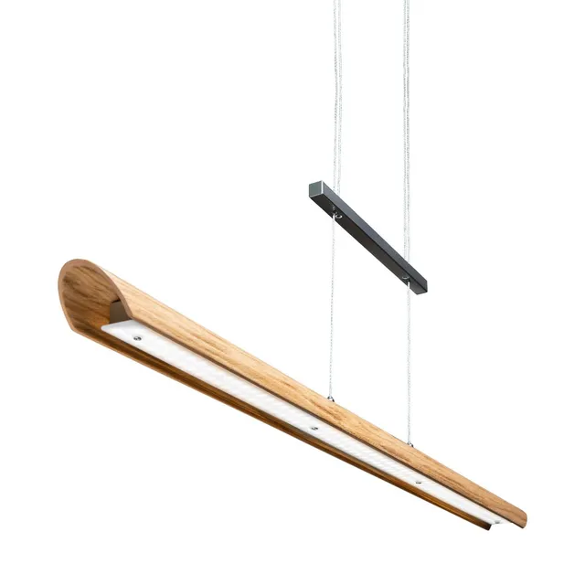 Elobra Colombia S závěsné svítidlo dub 120 cm
