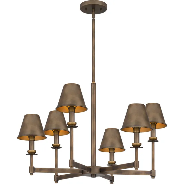 Quoizel Cross lustr Statuary Bronze