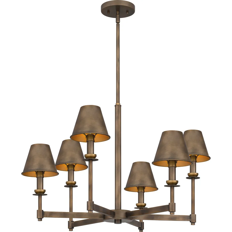 Quoizel Cross lustr Statuary Bronze