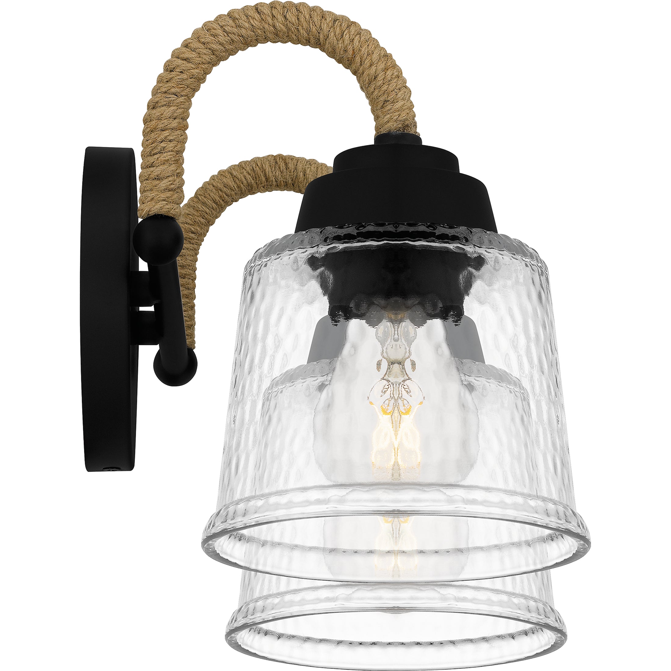 Quoizel Seabreeze Bath Light koupelnové svítidlo 2 světla matná černá