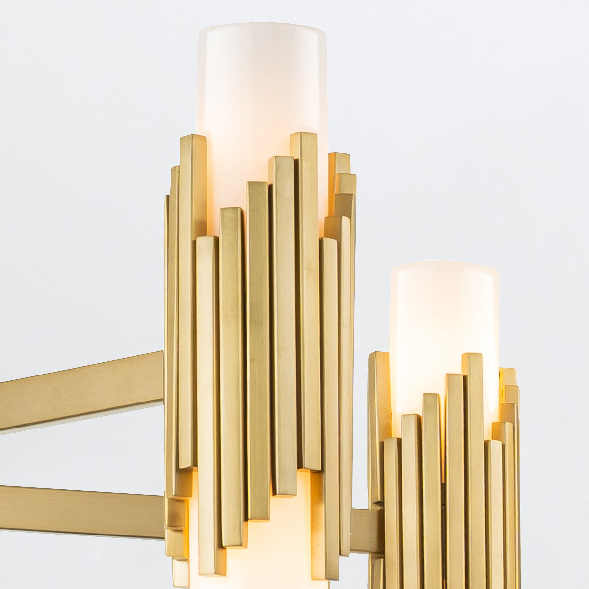 Gilded Nola Marvel 10 Light Pendant lustr mosaz 10světlo