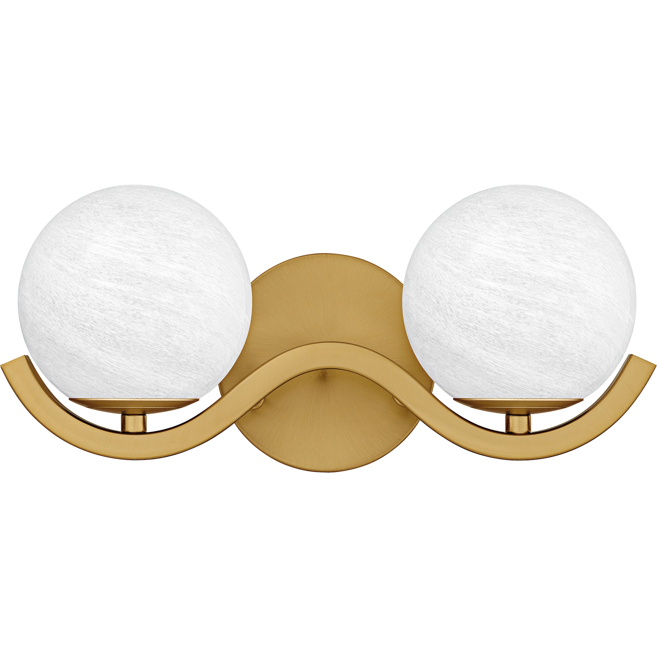 Quoizel Spherical Bath Light svítidlo mosaz 3 světla