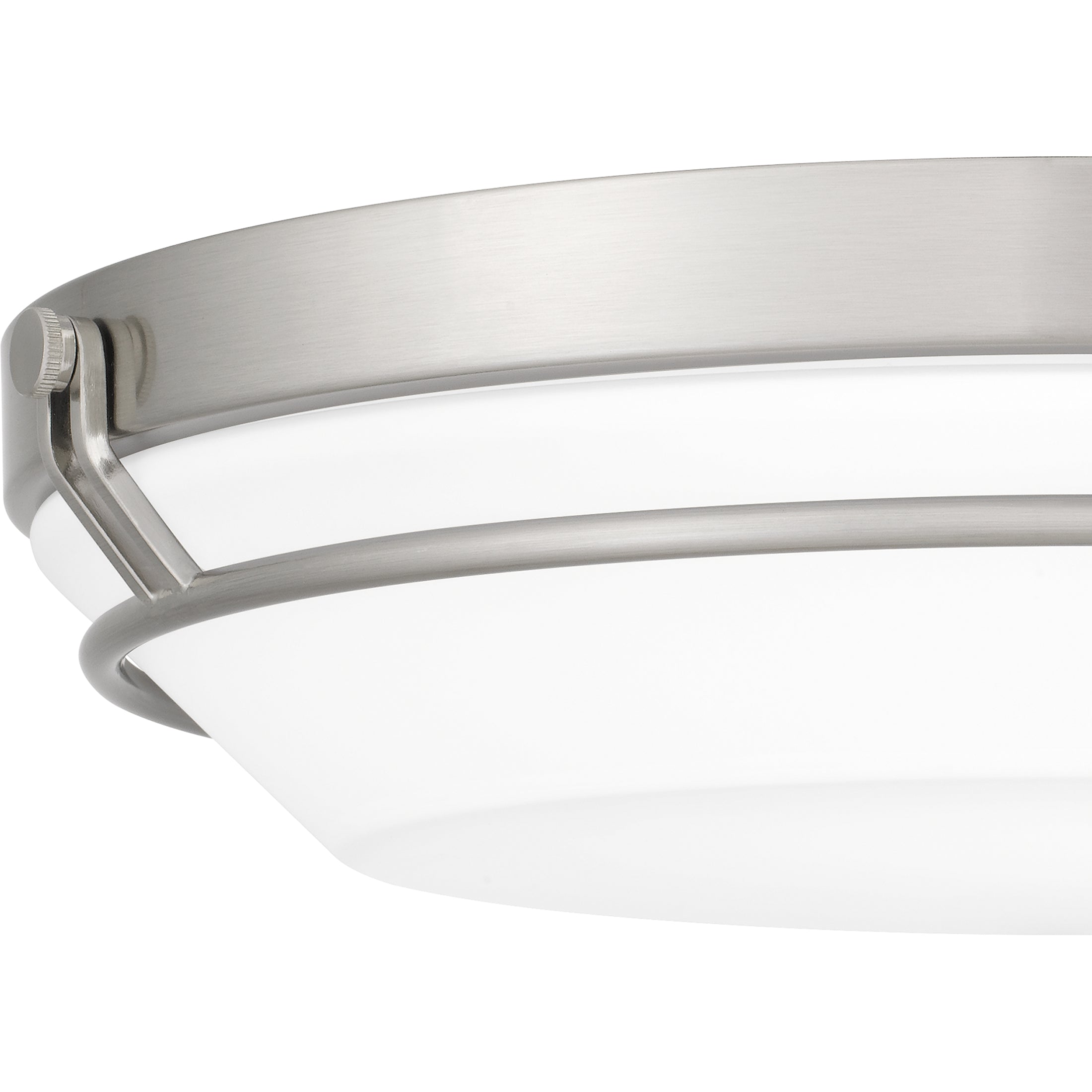 Quoizel Dunbar Flush Mount stropnice kartáčovaný nikl LED