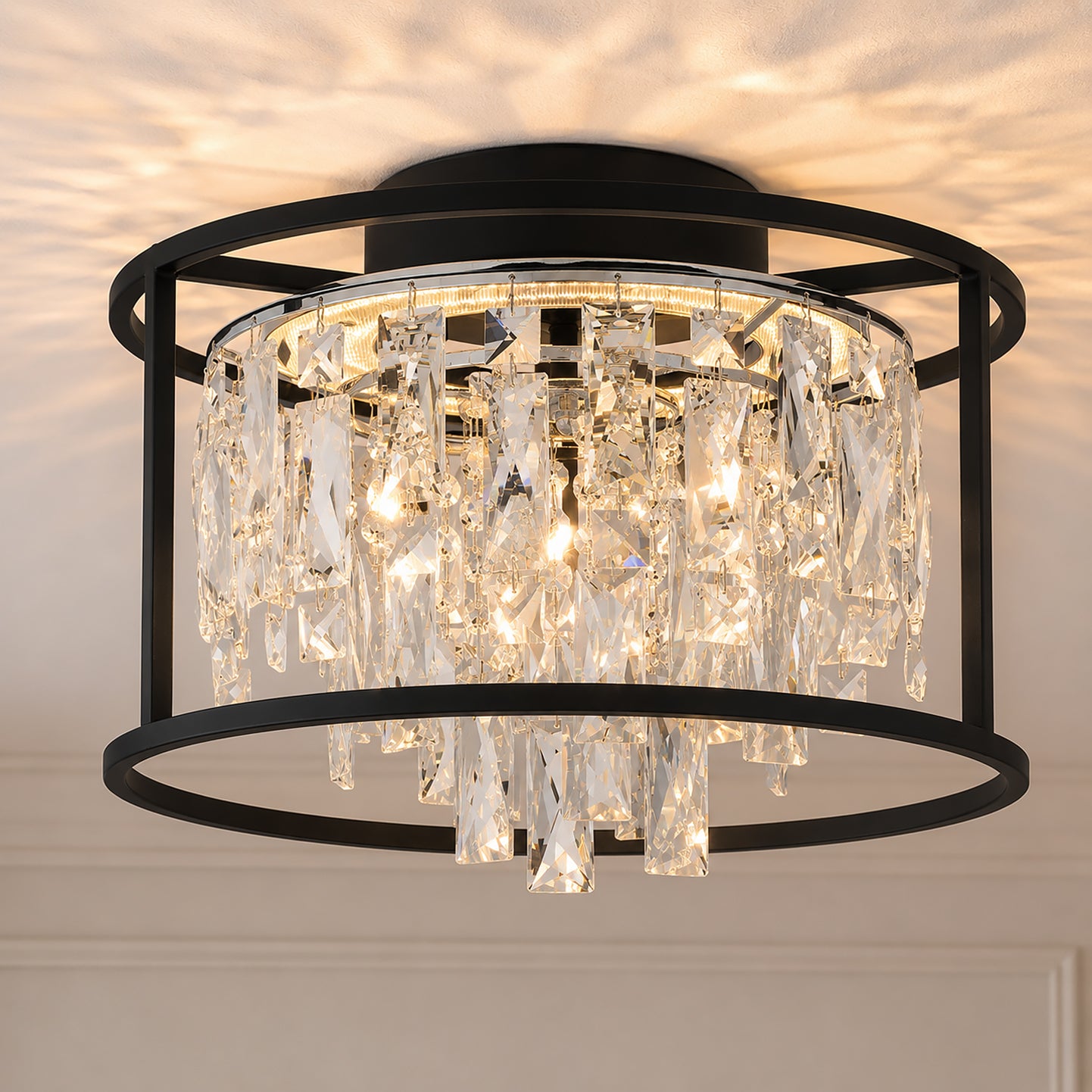 Quoizel Brilliance stropní svítídlo matte black