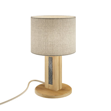 Elobra Chile S stolní lampa dub a žula
