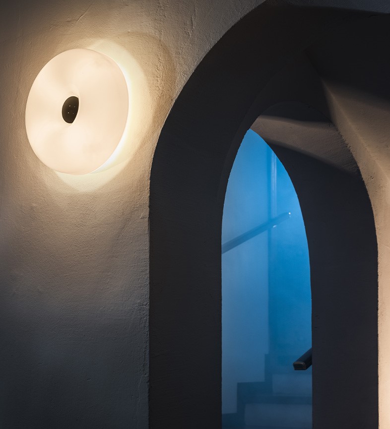 Foscarini Circus stropní svítidlo sklo teplé světlo