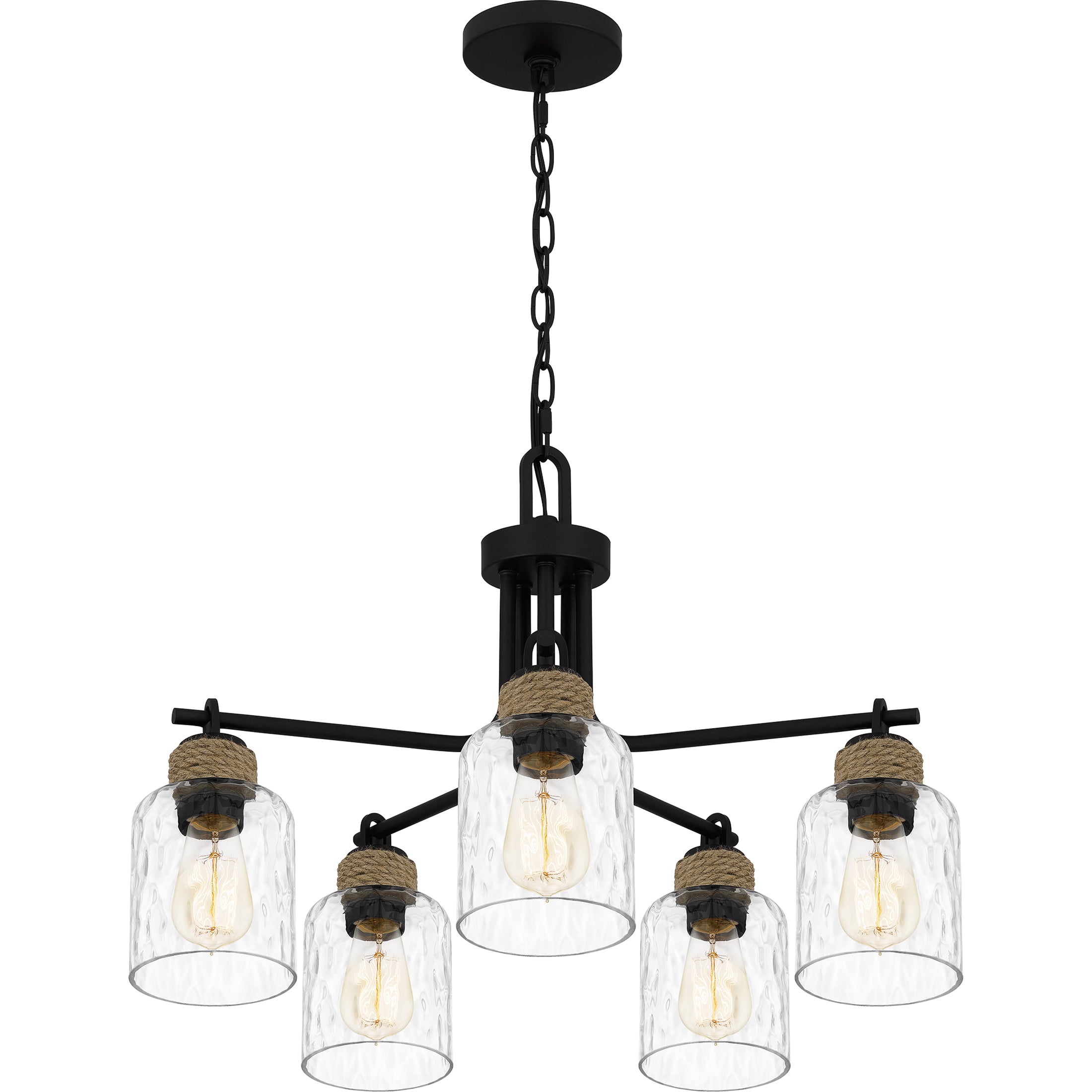 Quoizel Baltic Chandelier lustr s vodním sklem