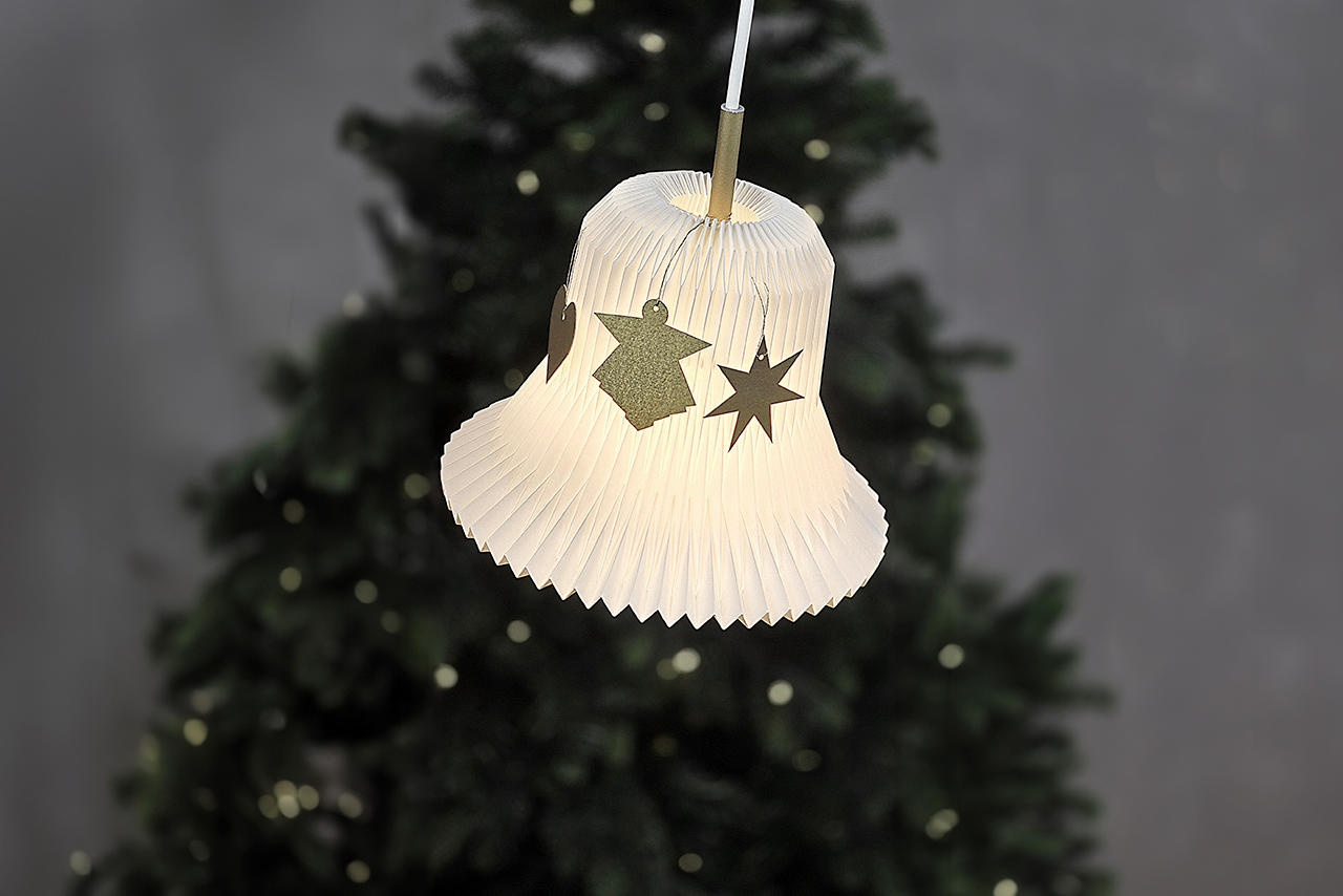 Le Klint 193 Christmas Bell závěsná lampa zlatá