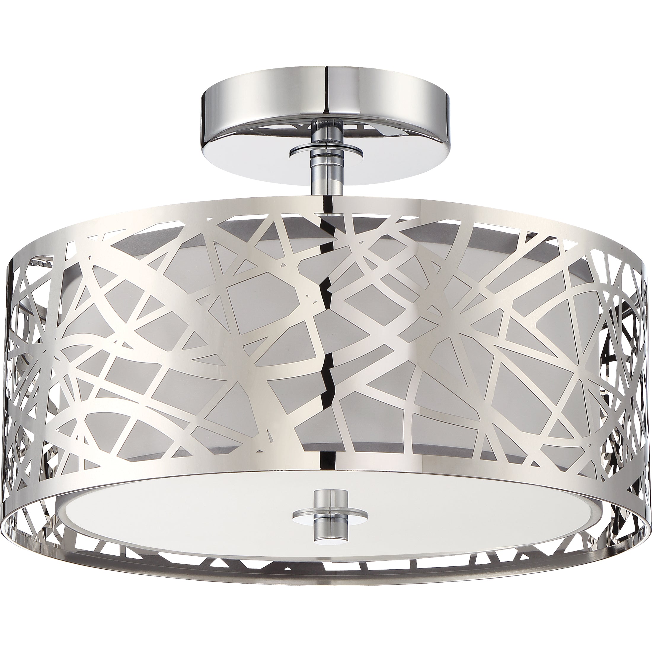 Quoizel Abode Semi-Flush stropní svítidlo chrom
