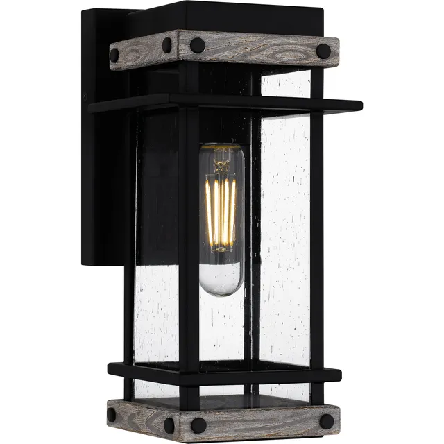 Quoizel Strader Wall Light venkovní lampa 11,5" matná černá