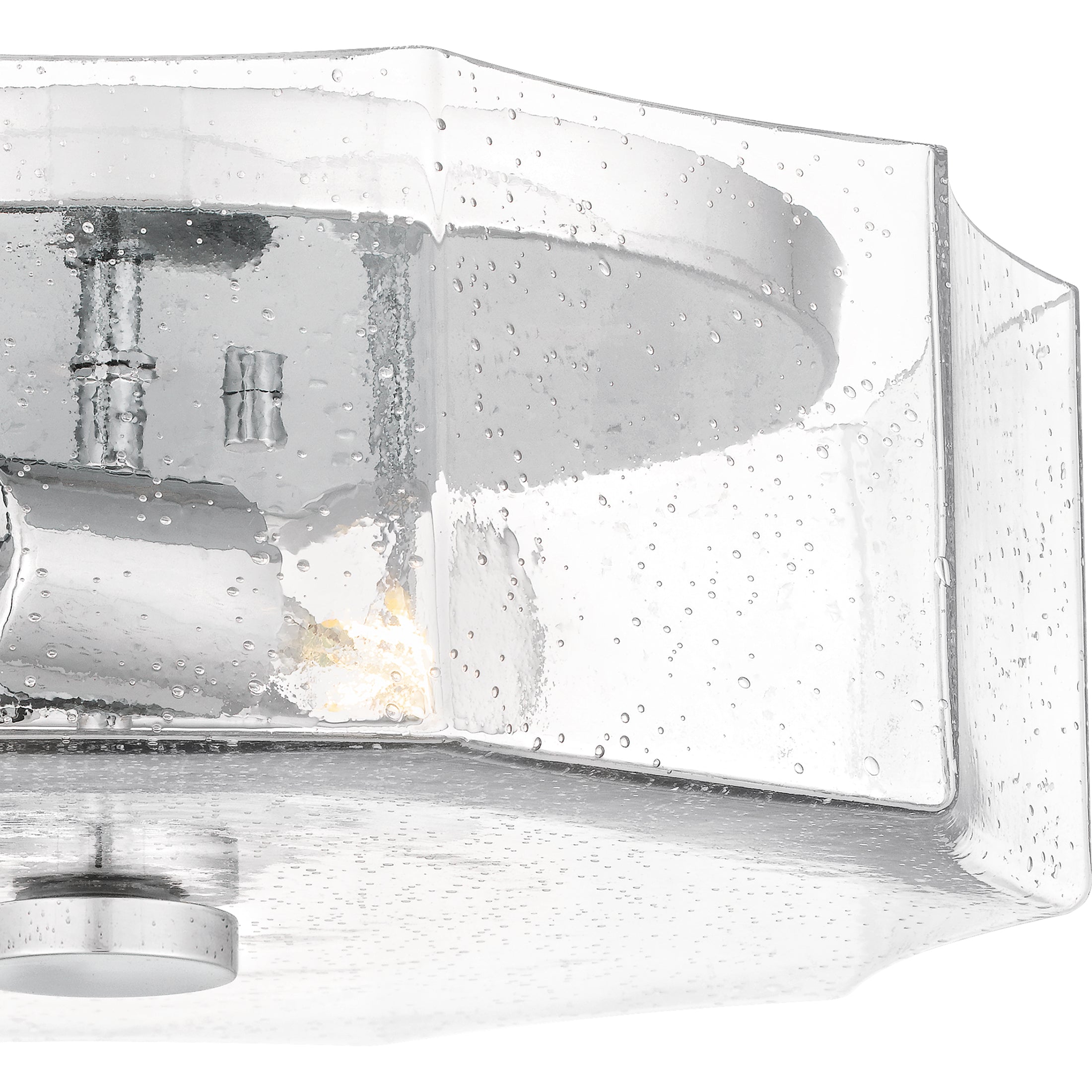 Quoizel Kaplan stropní svítídlo Polished Chrome sklo