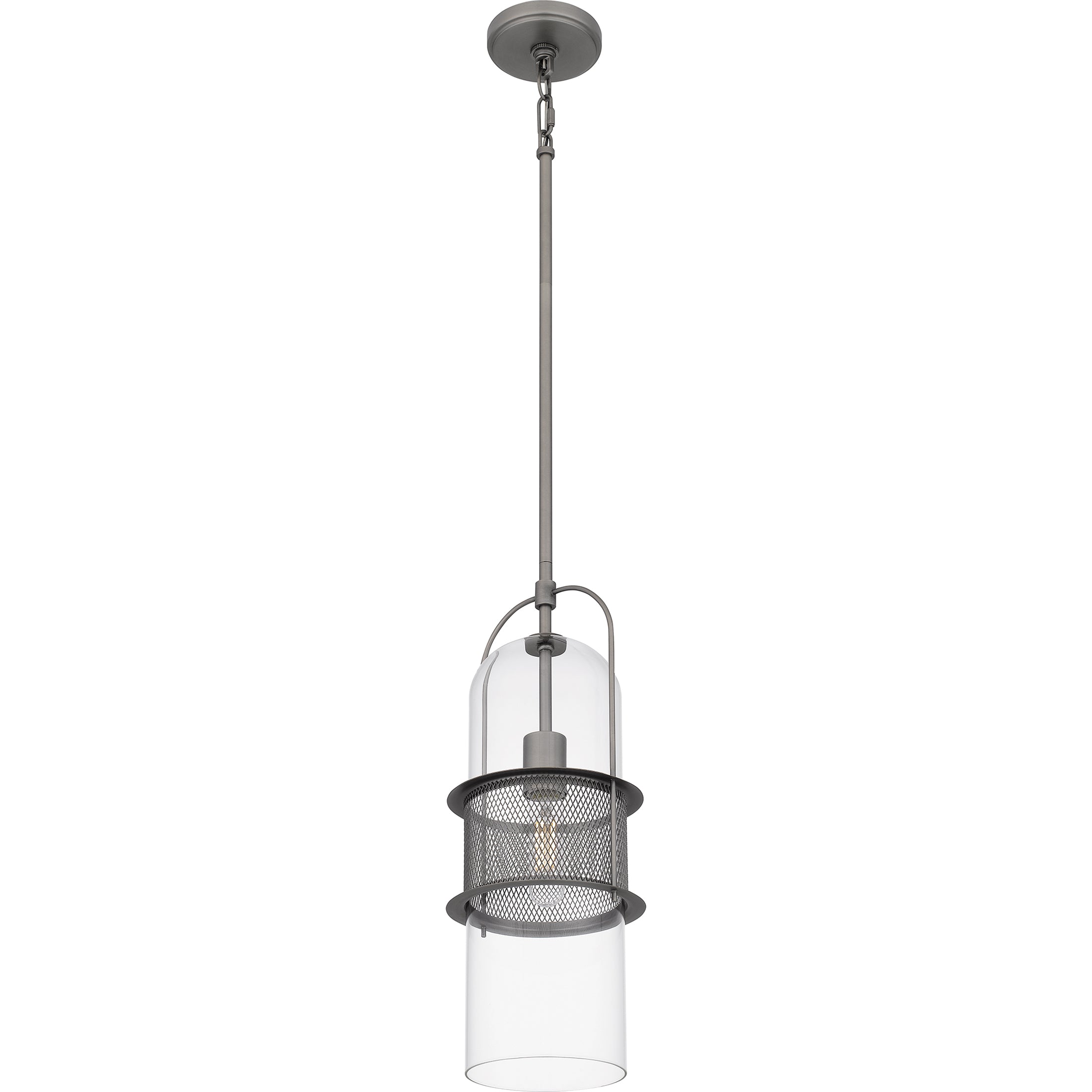 Quoizel Soffer Mini Pendant závěsné svítidlo Antique Nickel
