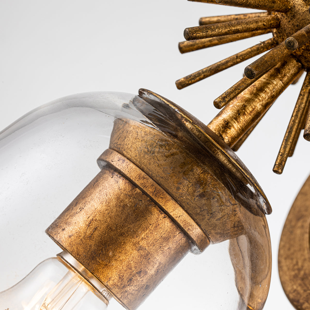 Gilded Nola Staring Sconce nástěnné svítidlo zlaté 2 světla