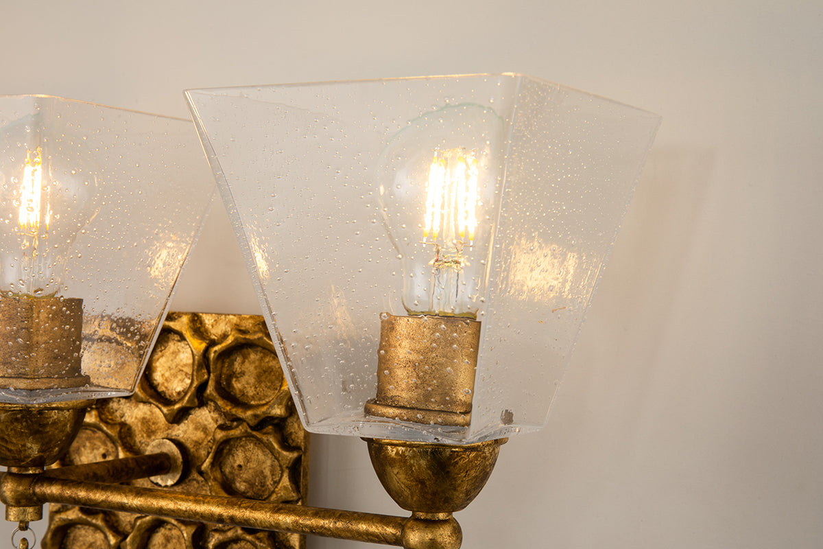 Gilded Nola Star 3 Light koupelnové svítídlo čiré sklo