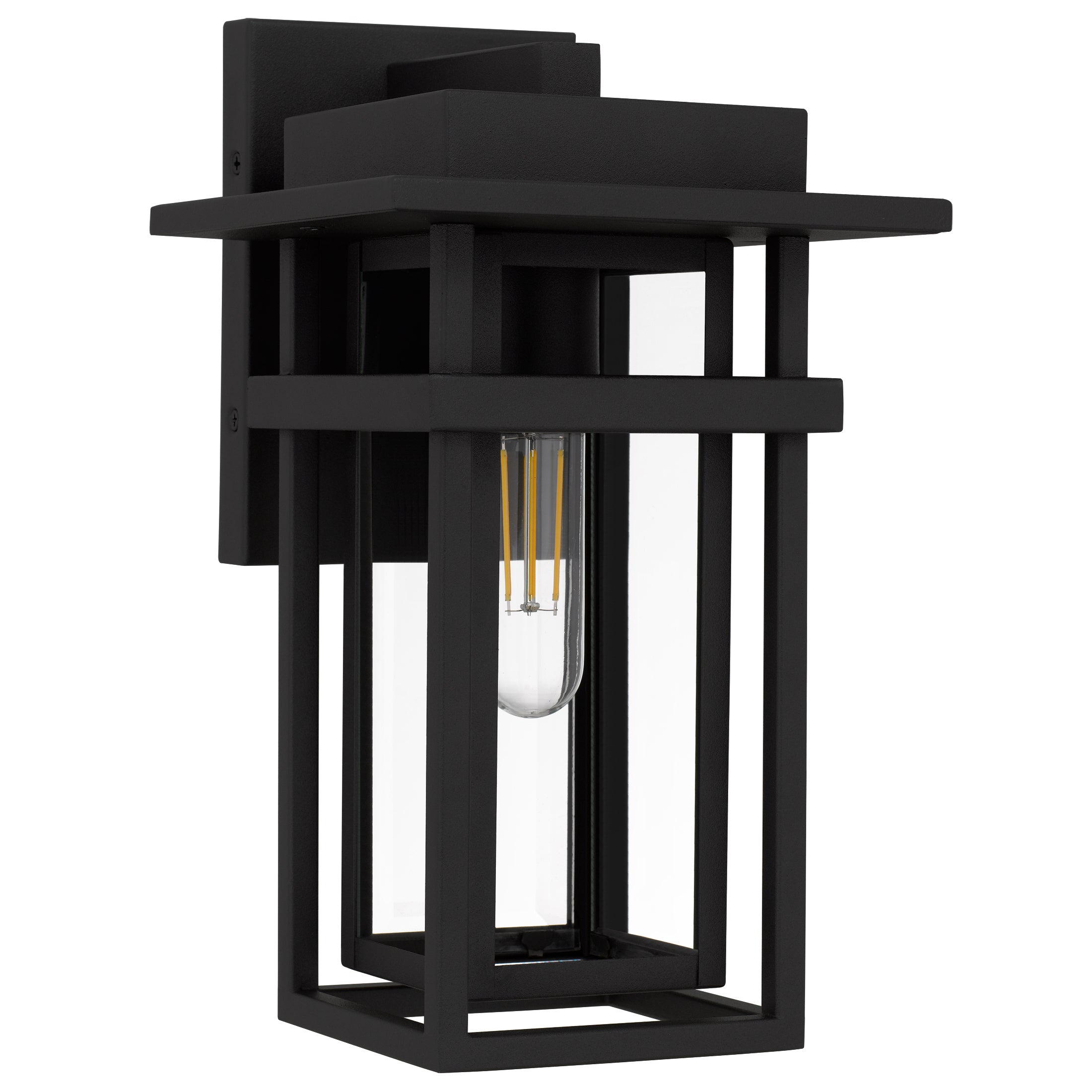 Quoizel Morgan venkovní nástěnná lucerna earth black 46 cm