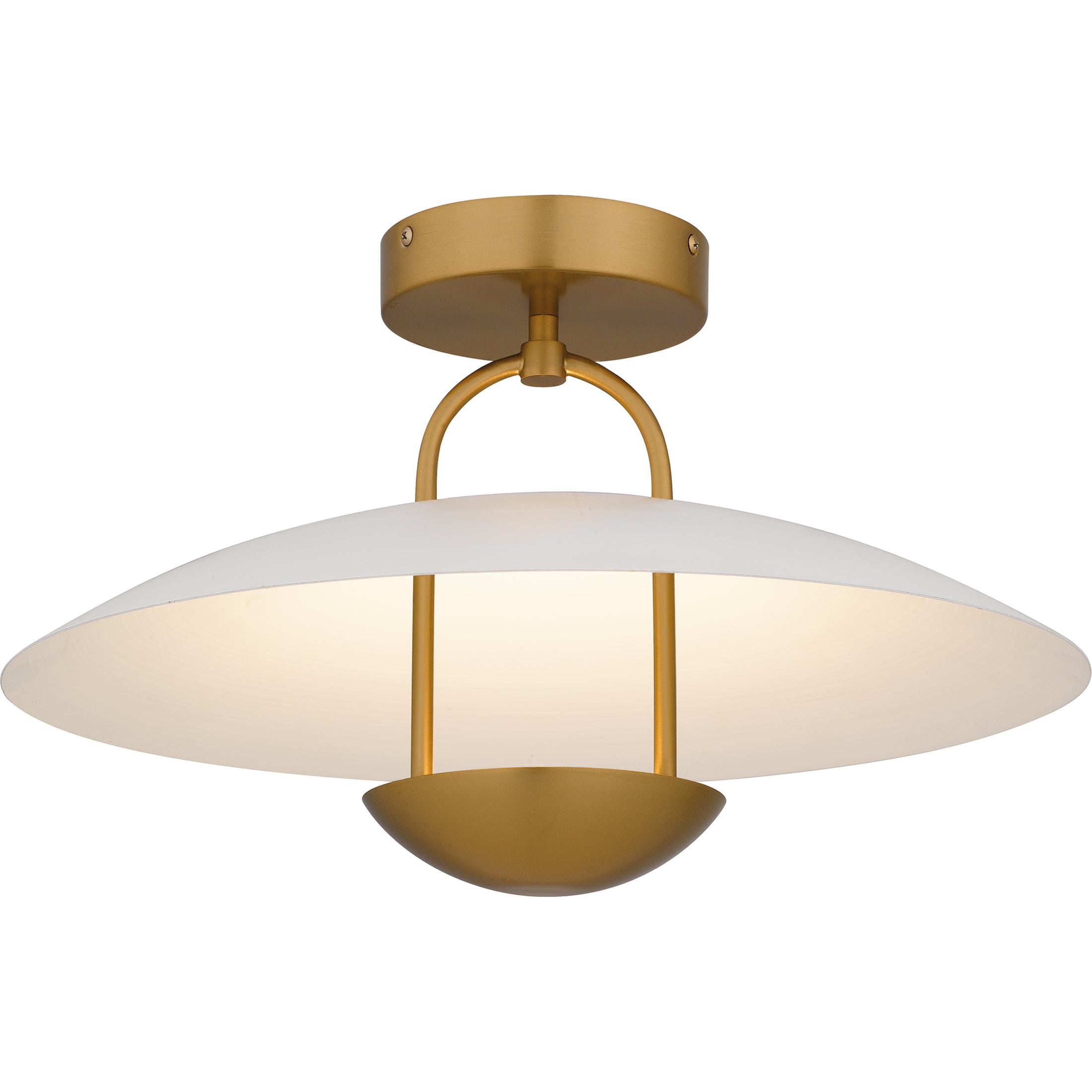 Quoizel Bingham Semi-Flush stropní svítidlo zlaté