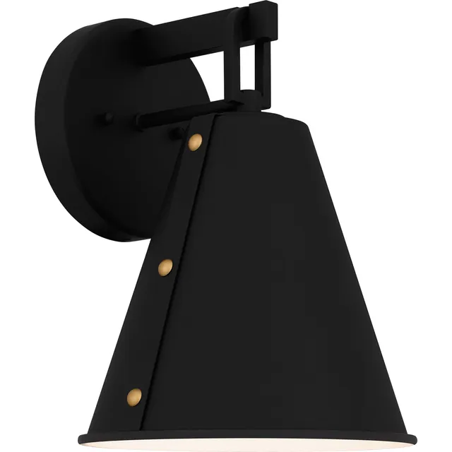 Quoizel Hyde venkovní nástěnné svítidlo černé