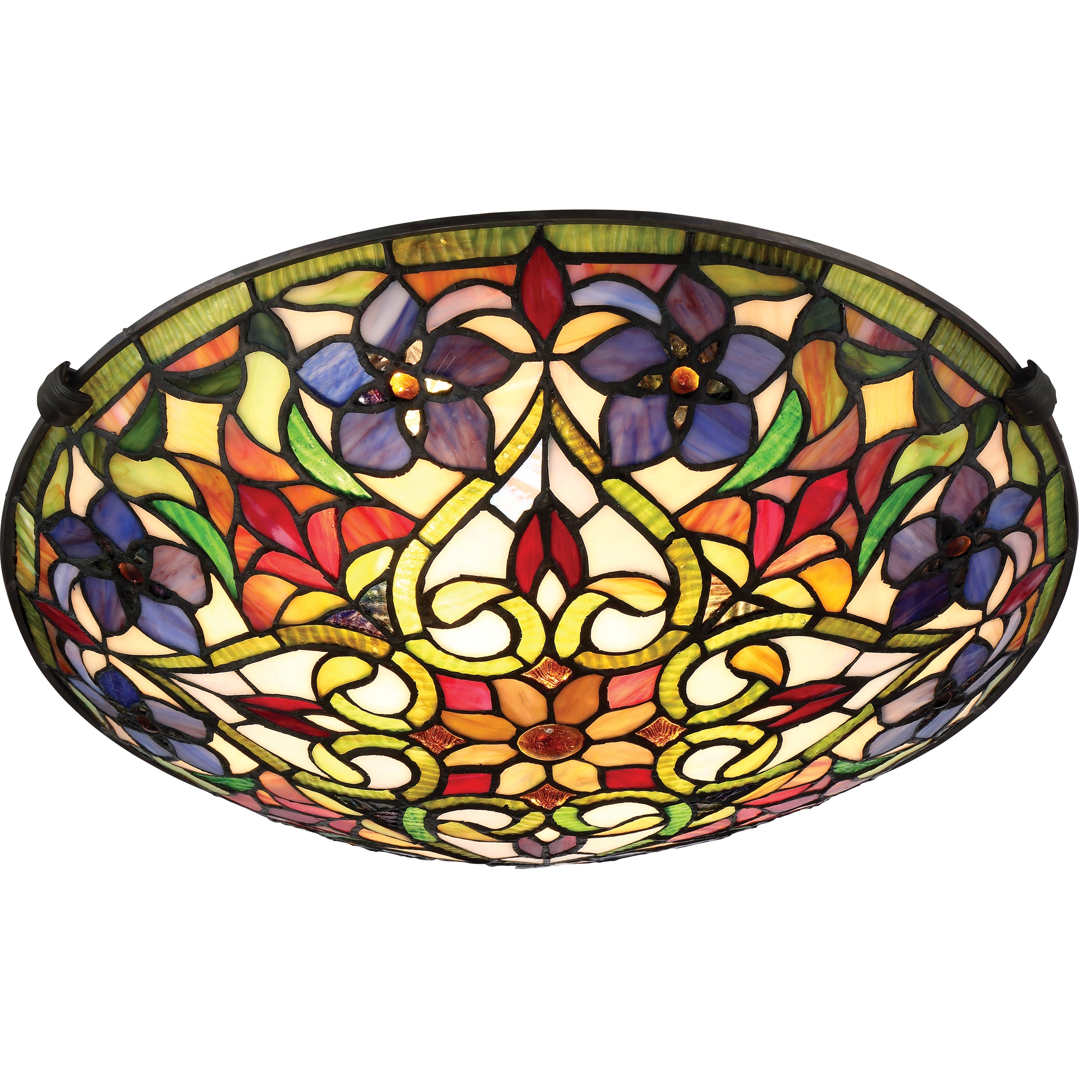 Quoizel Violets stropní svítidlo vintage bronze