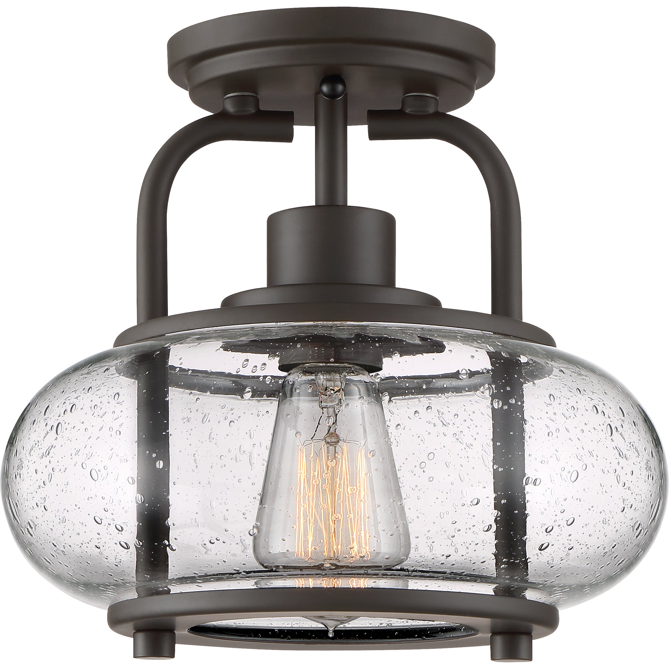 Quoizel Trilogy Semi-Flush stropnice starý bronz 30 cm