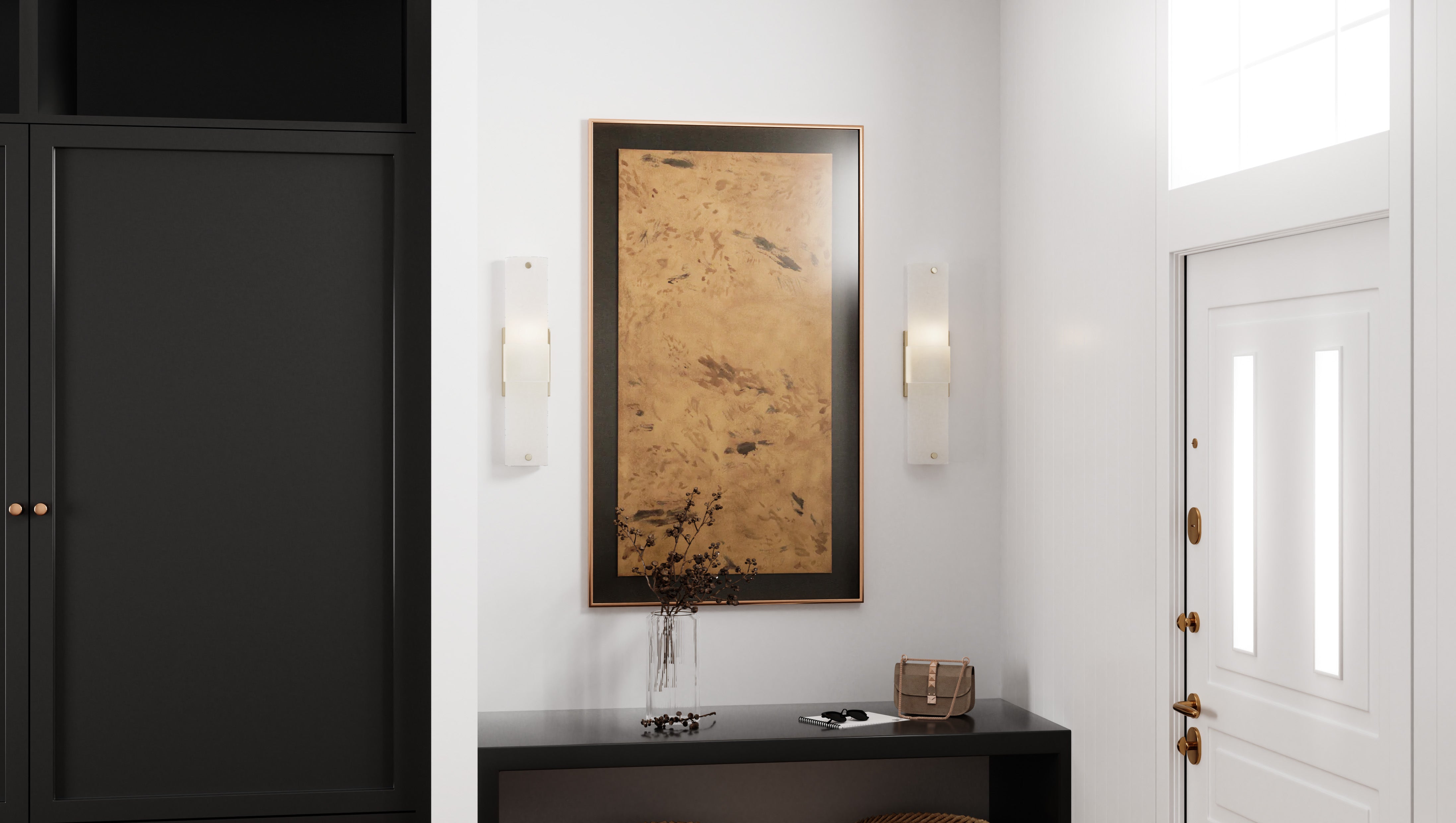 Quoizel Finnegan Wall Sconce nástěnné světlo bronze gold 22"
