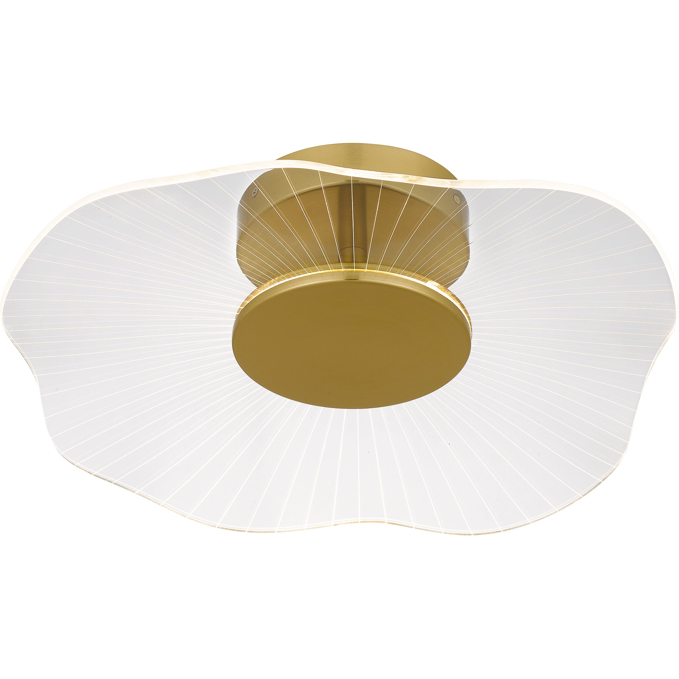 Quoizel Ibis Semi-Flush Mount stropní svítidlo zlatá LED