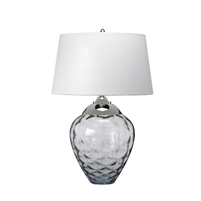 Gilded Nola Samara stolní lampa kouřová