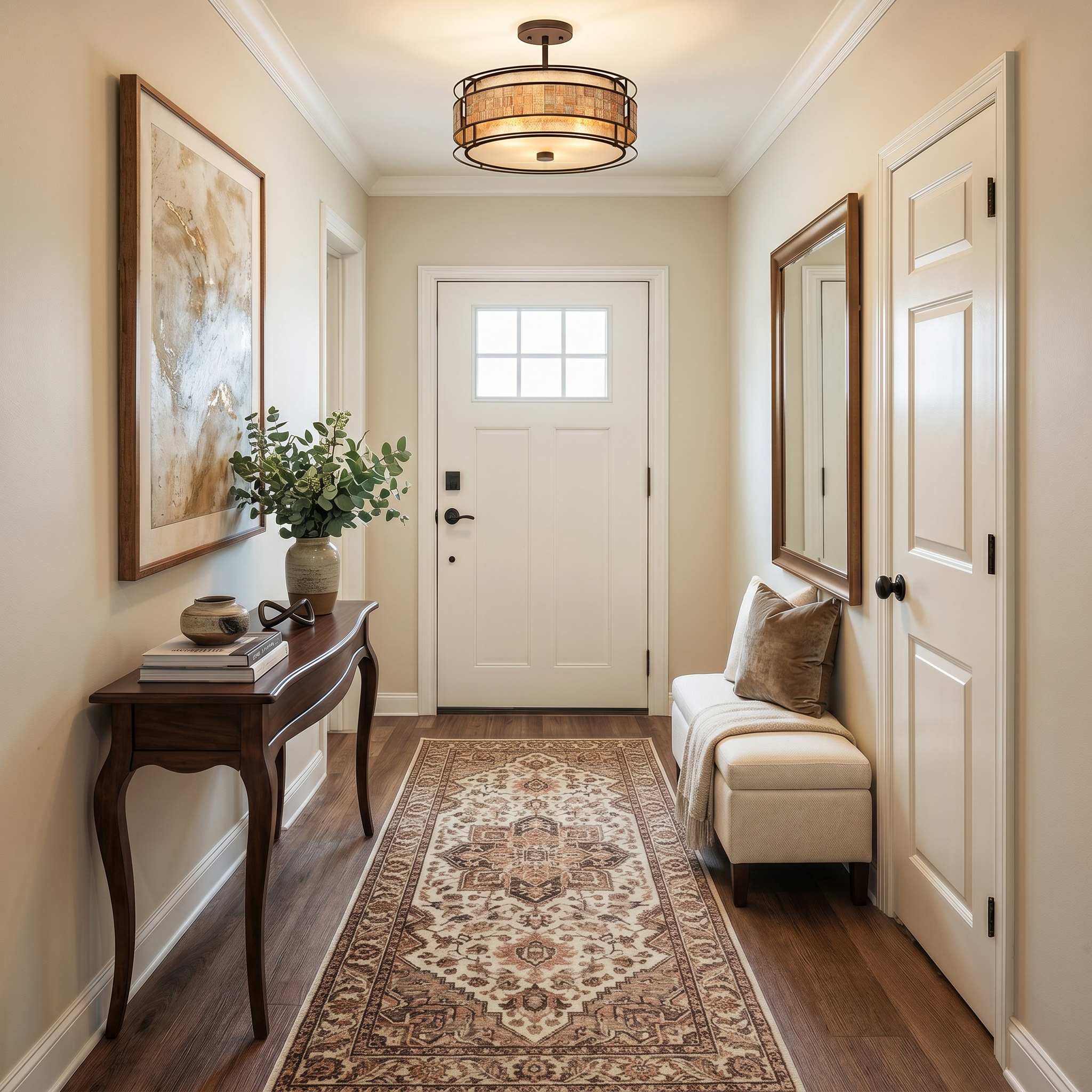 Quoizel Laguna Semi-Flush stropní svítidlo měděné