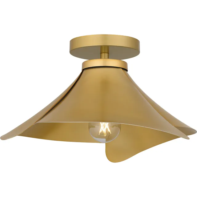 Quoizel Wisp Semi-Flush stropní svítídlo zlaté