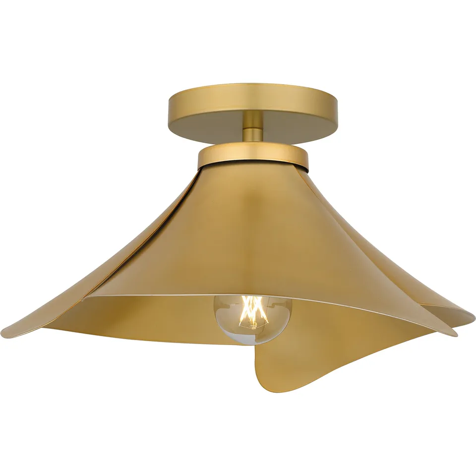 Quoizel Wisp Semi-Flush stropní svítídlo zlaté