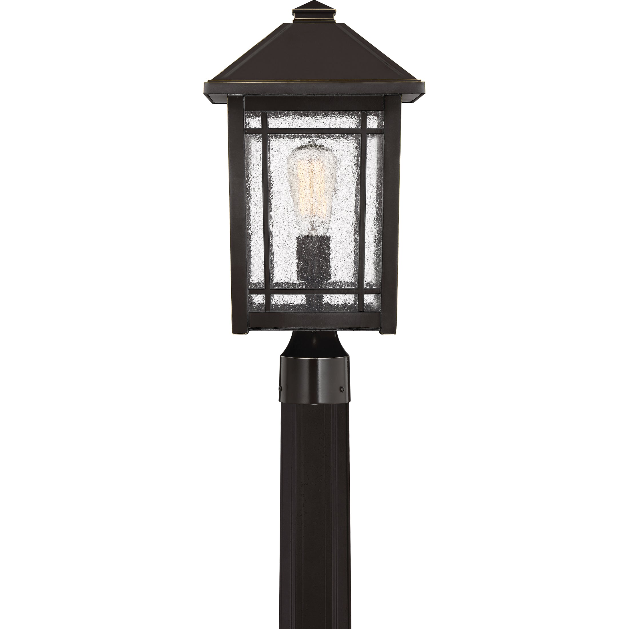 Quoizel Cedar Point venkovní sloupková lampa palladian bronze