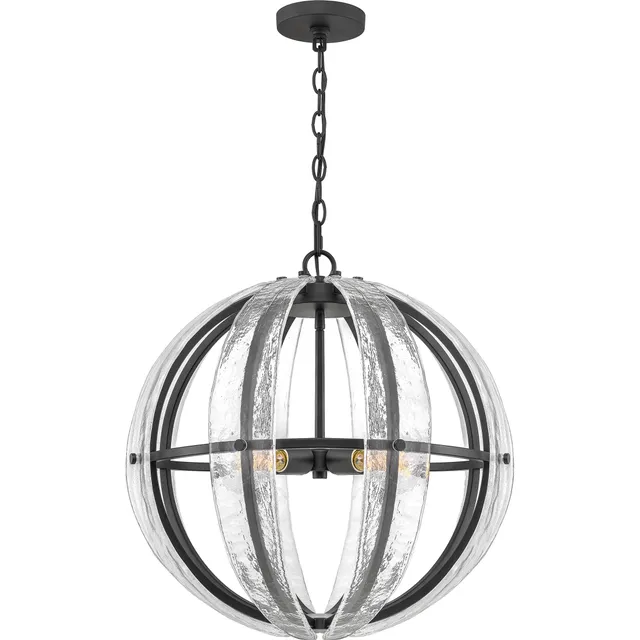Quoizel Dre Pendant závěsné svítídlo matte black kov