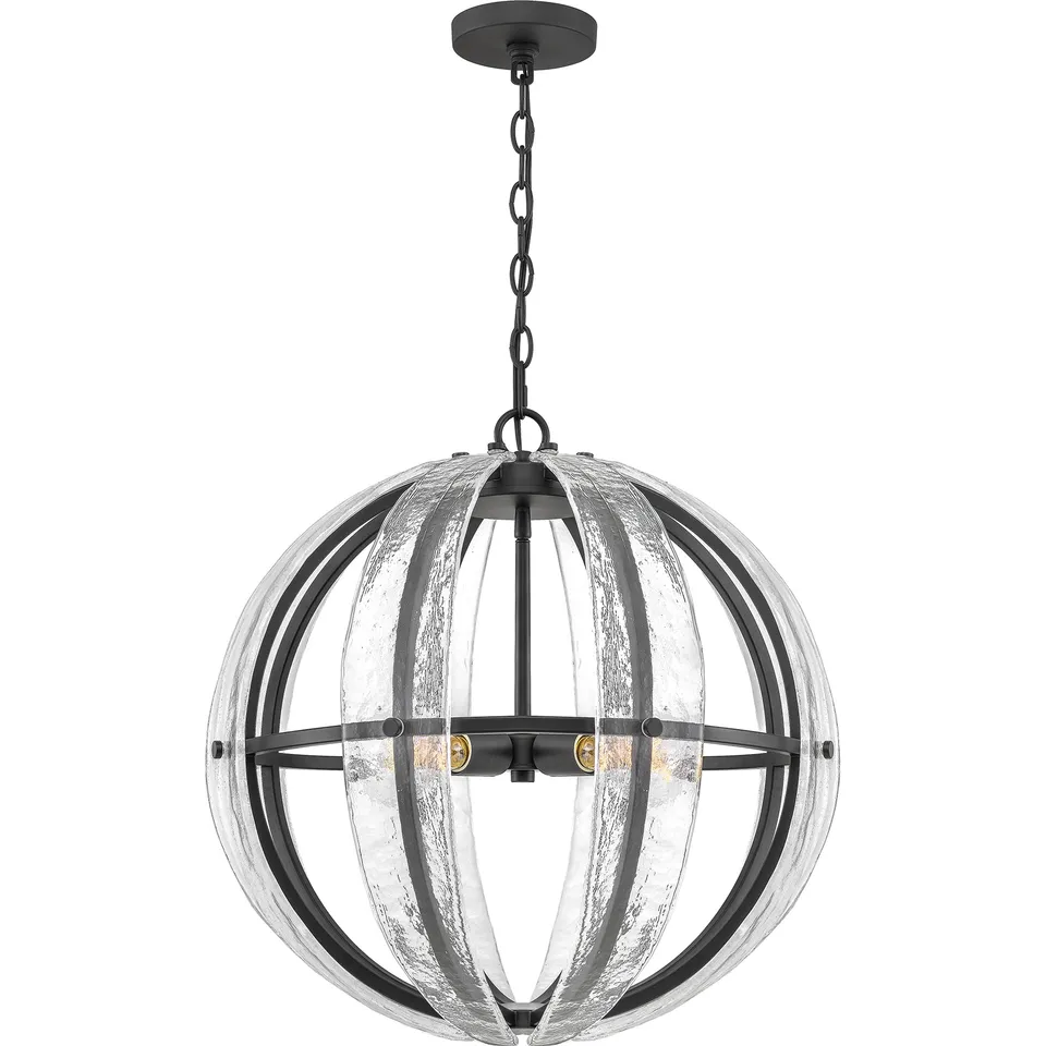 Quoizel Dre Pendant závěsné svítídlo matte black kov