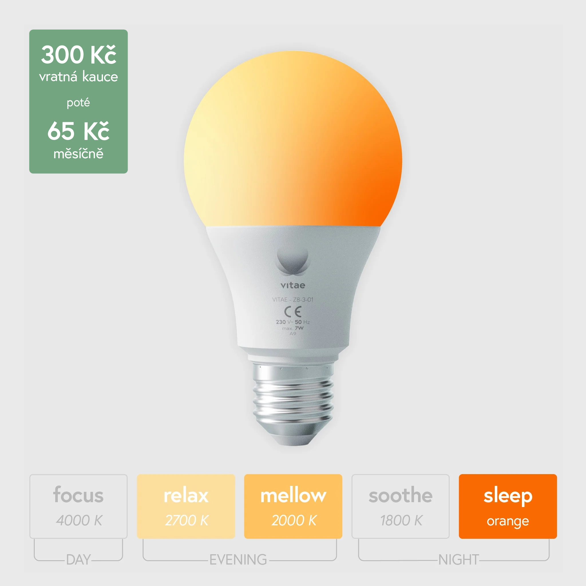 Bulbsharing Vitae Home Office vratná záloha žárovky