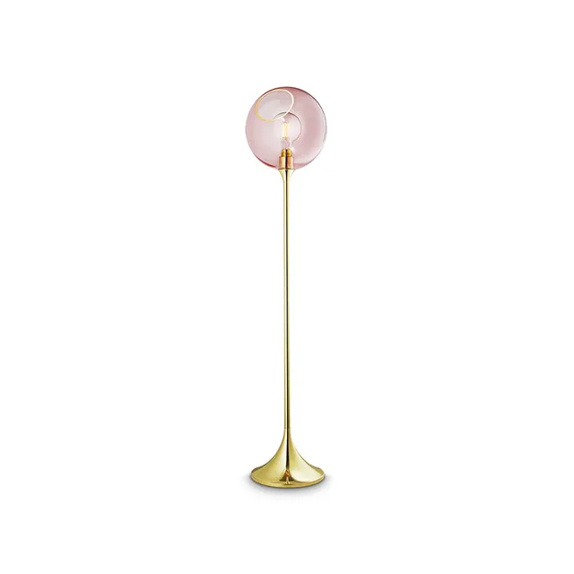 DESIGN BY US Ballroom Floor stojací lampa foukané sklo