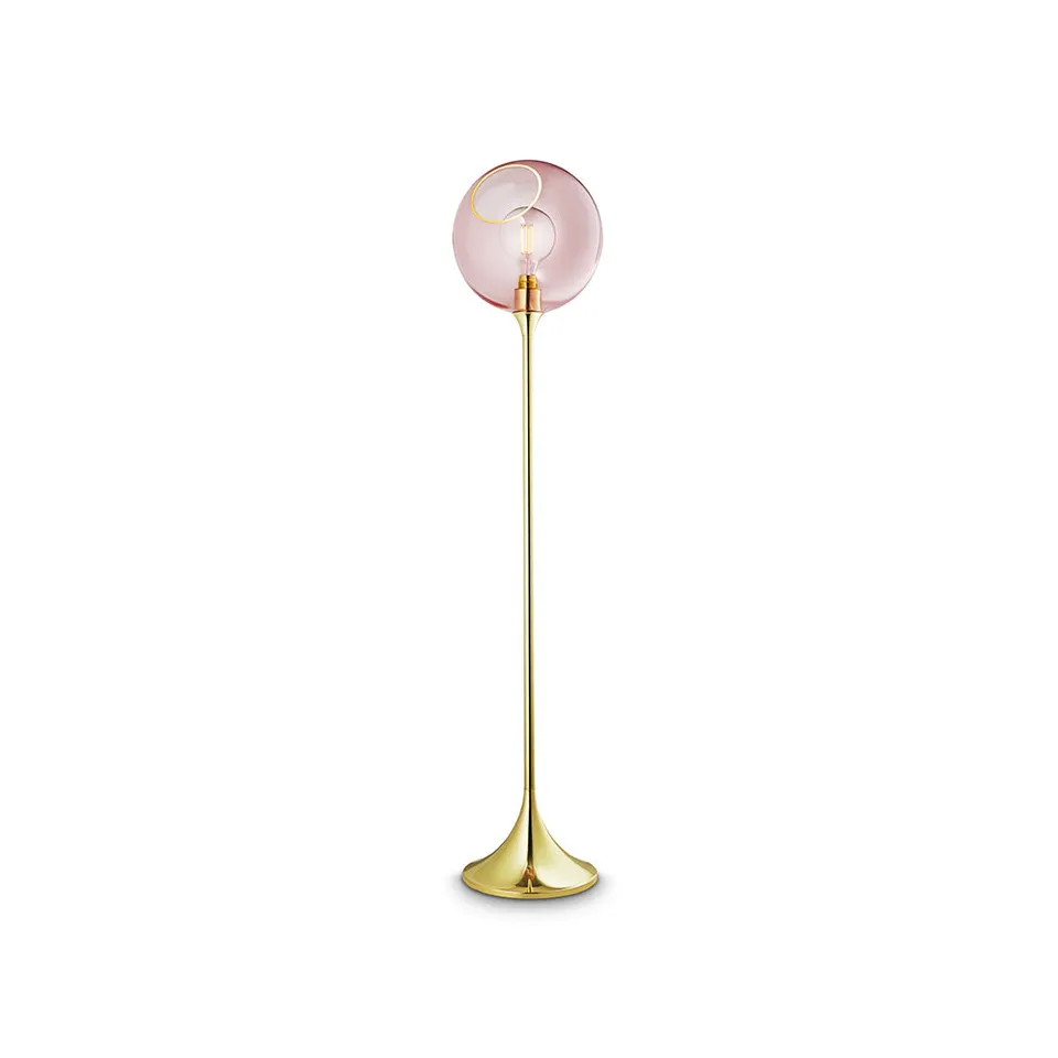 DESIGN BY US Ballroom Floor stojací lampa foukané sklo