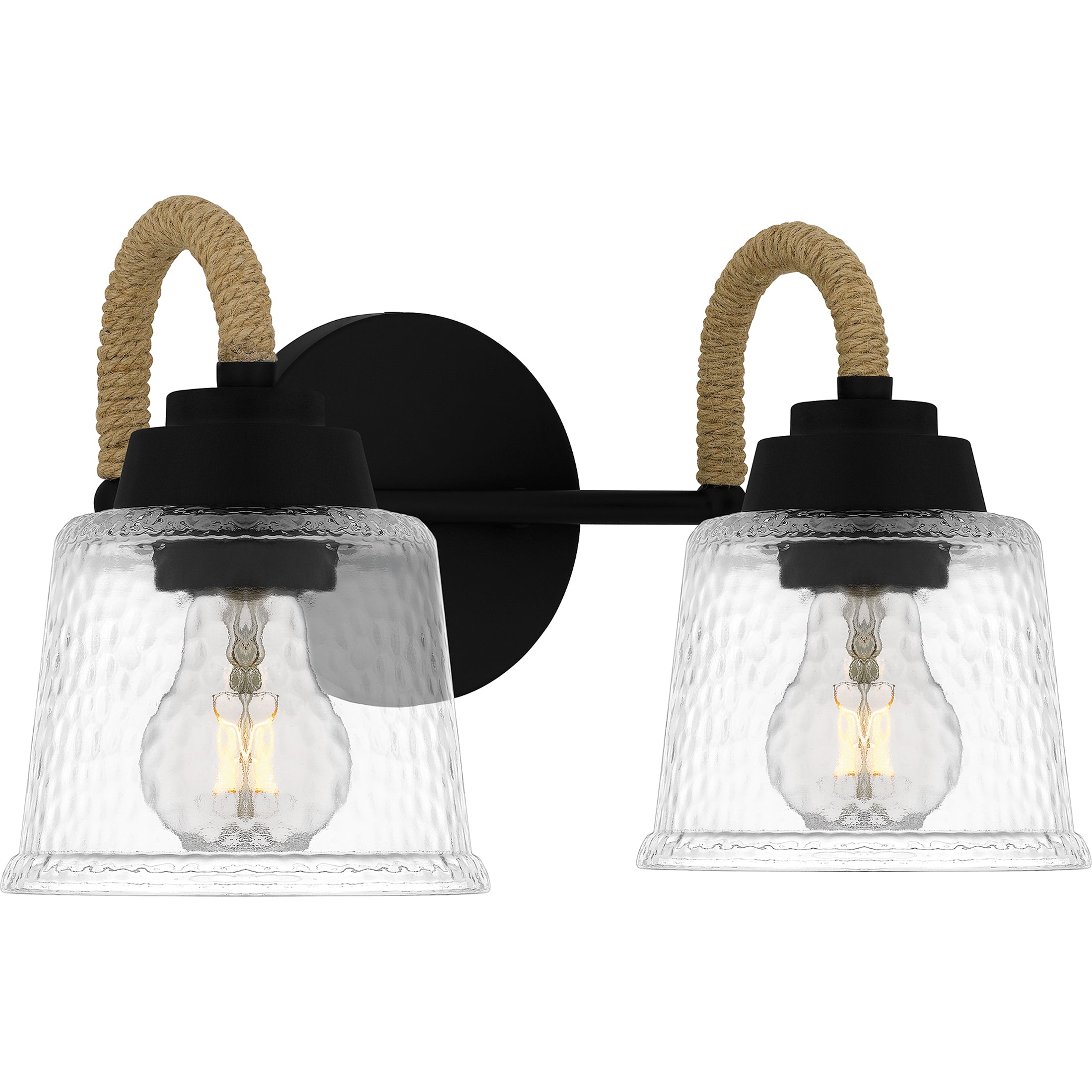 Quoizel Seabreeze Bath Light koupelnové svítidlo 2 světla matná černá