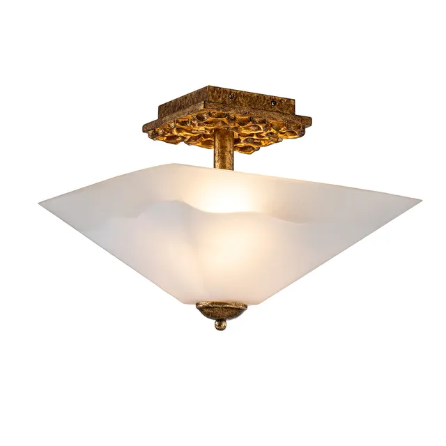 Gilded Nola Star Flush Mount stropní svítidlo stříbrné