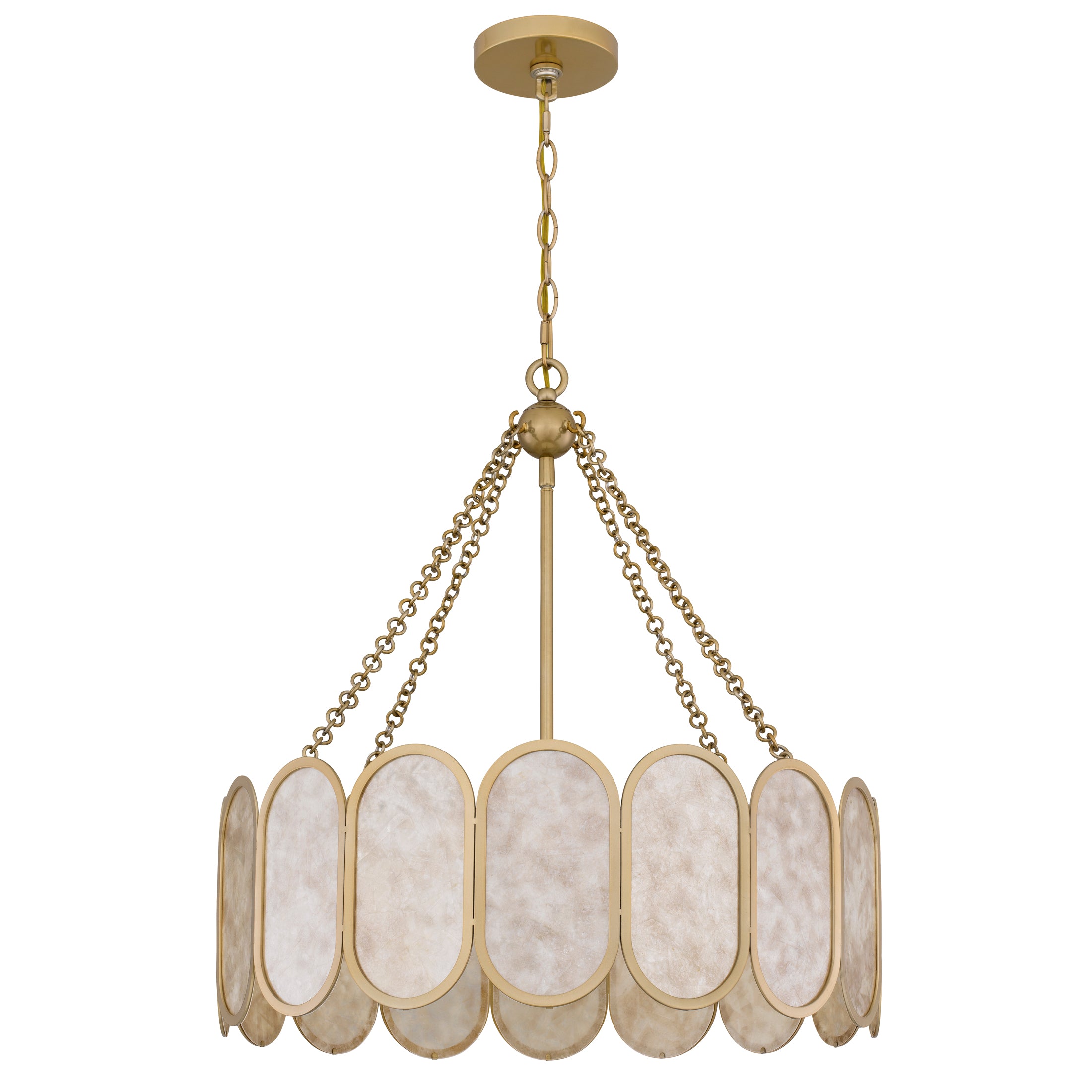 Quoizel Amalia závěsné svítidlo Light Gold slídové