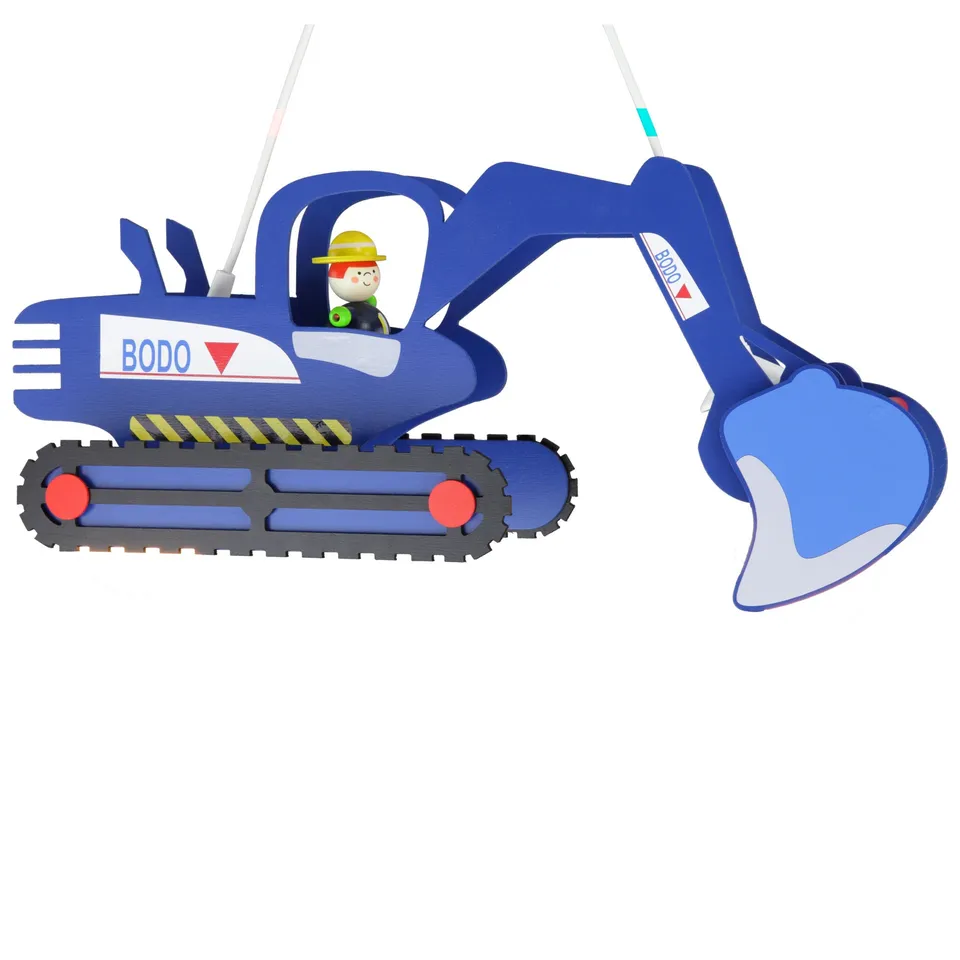 Elobra Bagger Bodo závěsné svítidlo 60 cm dřevěné