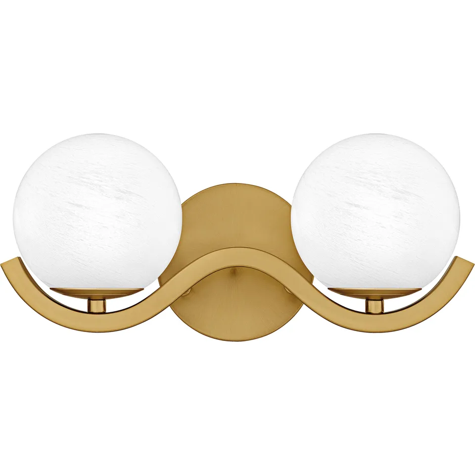 Quoizel Spherical Bath Light svítidlo mosaz 3 světla