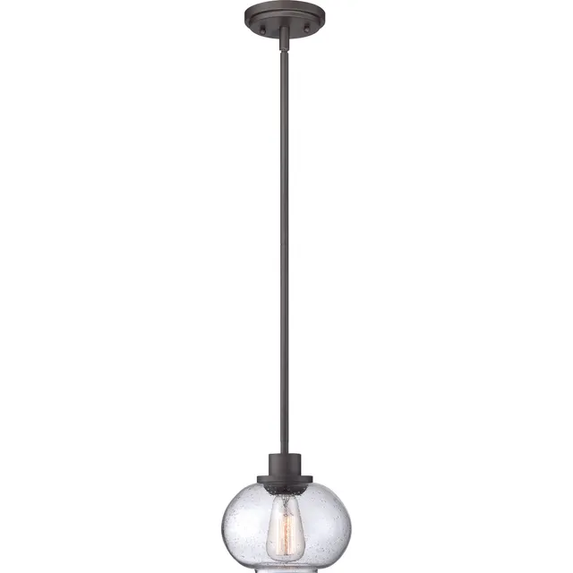 Quoizel Trilogy Mini Pendant závěsné svítídlo old bronze 8"
