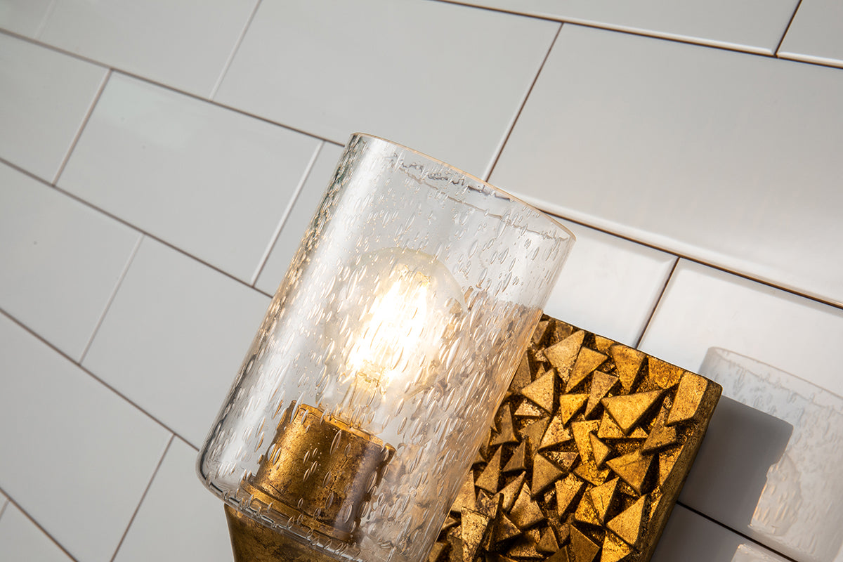 Gilded Nola Mosaic Bath Bar koupelnové svítidlo antique gold