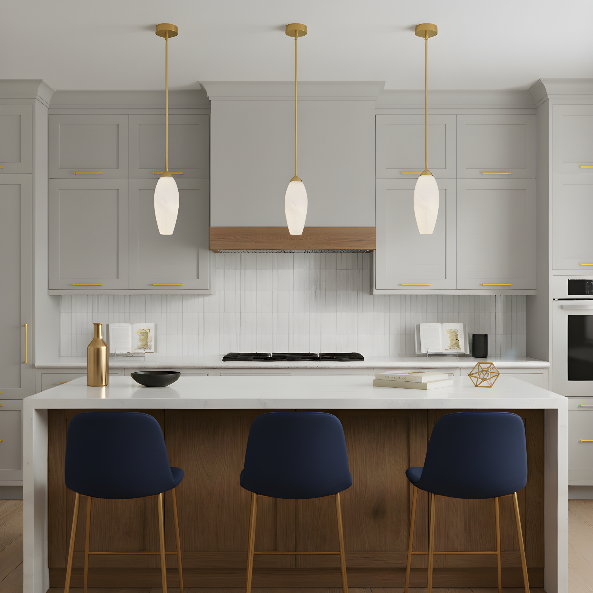 Quoizel Burnett závěsné svítidlo Brushed Nickel