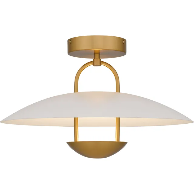 Quoizel Bingham Semi-Flush stropní svítidlo zlaté