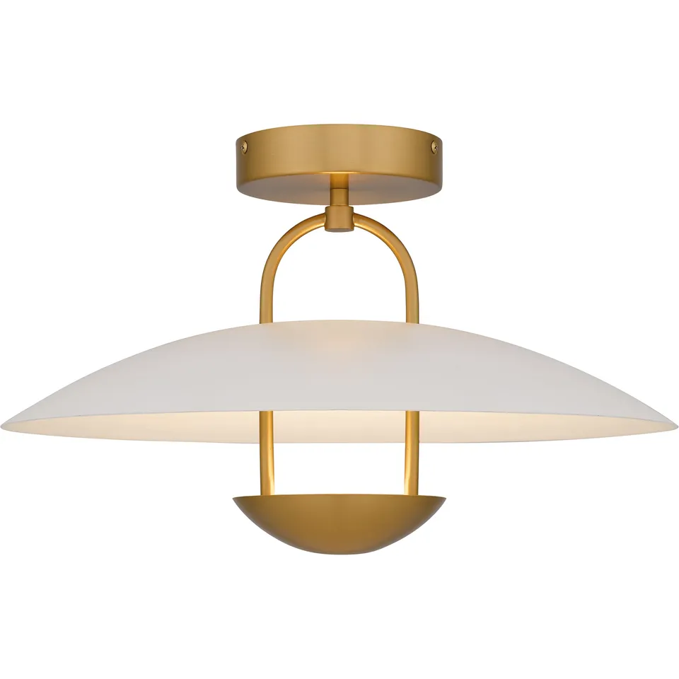 Quoizel Bingham Semi-Flush stropní svítidlo zlaté