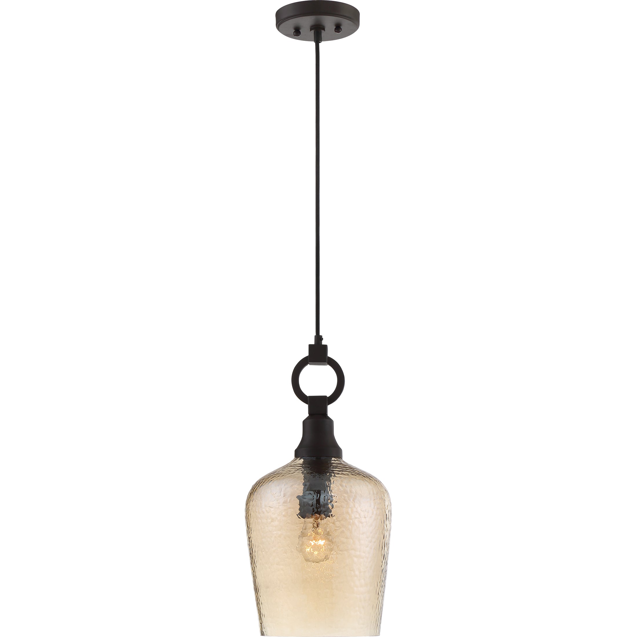 Quoizel Kendrick mini závěsné svítidlo bronzové 29 cm