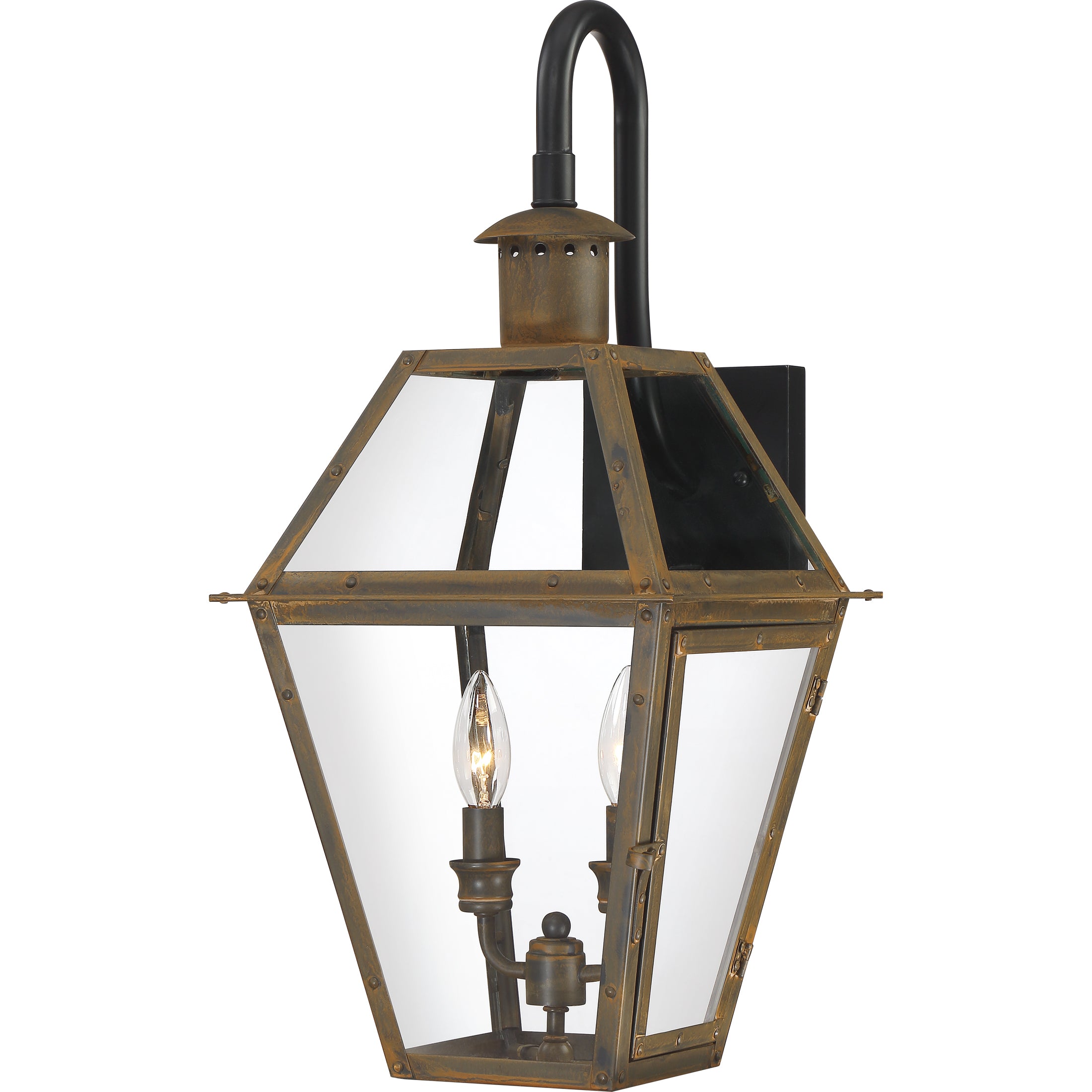 Quoizel Rue De Royal venkovní nástěnná lucerna 22,5" bronz
