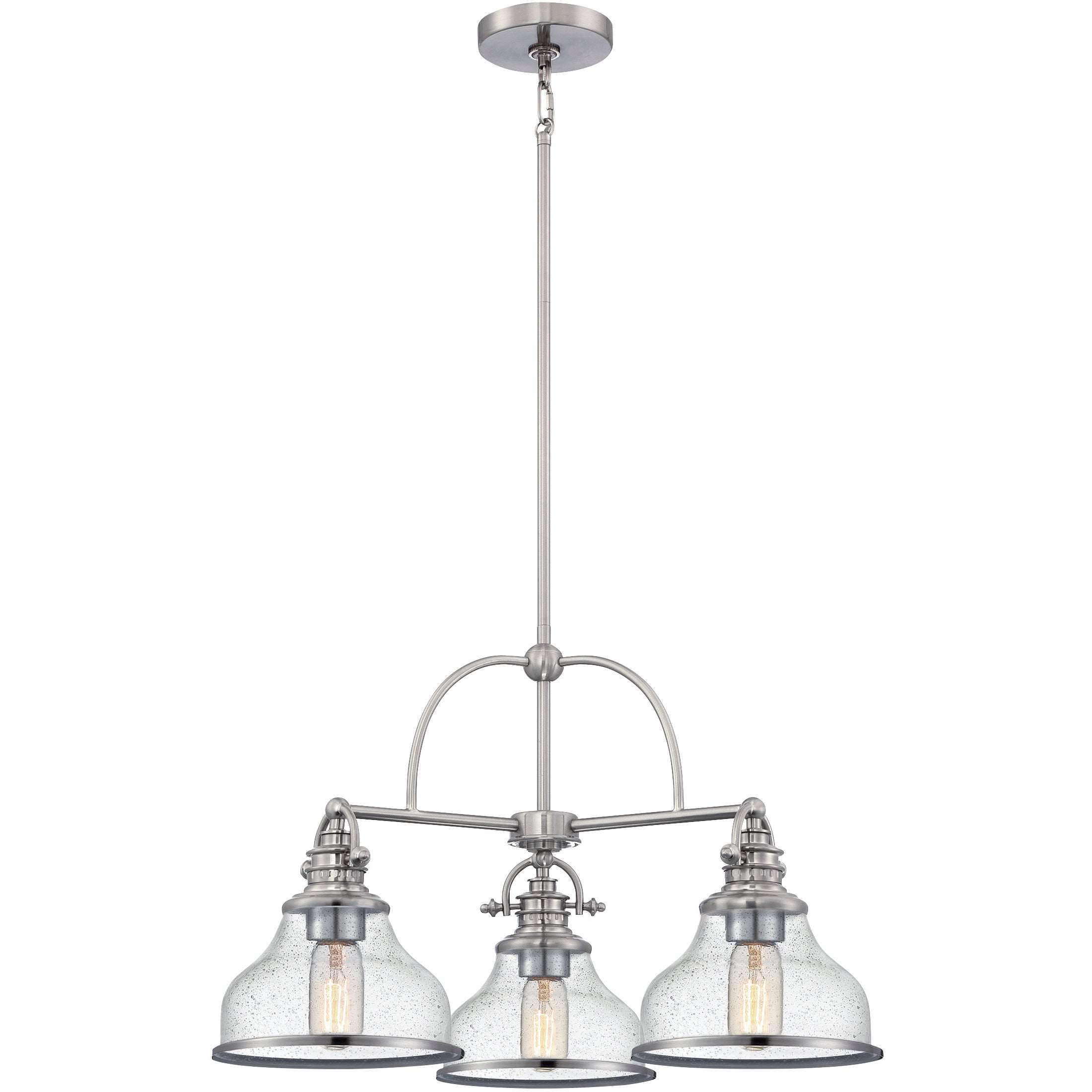Quoizel Grant Chandelier lustr bronzový čiré sklo
