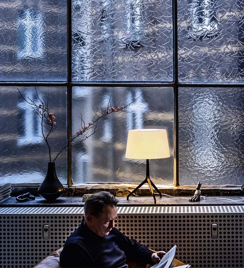 Foscarini Lumiere XX stolní lampa foukané sklo
