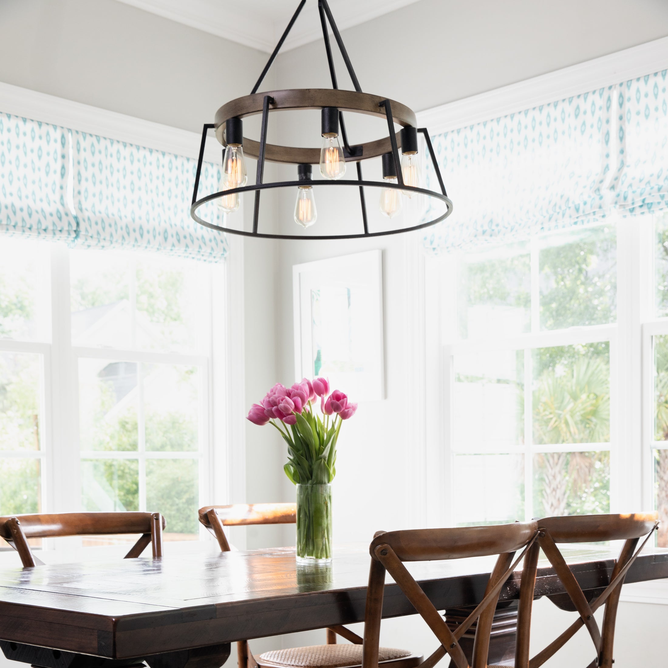 Quoizel Brockton lustr Grey Ash
